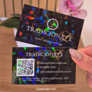 Cartão de Visitas | Laminação Holográfica