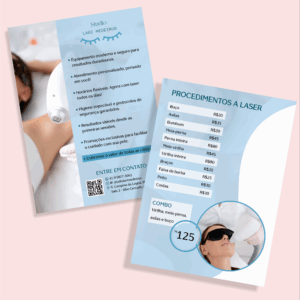 Arte para Flyer | Frente e Verso