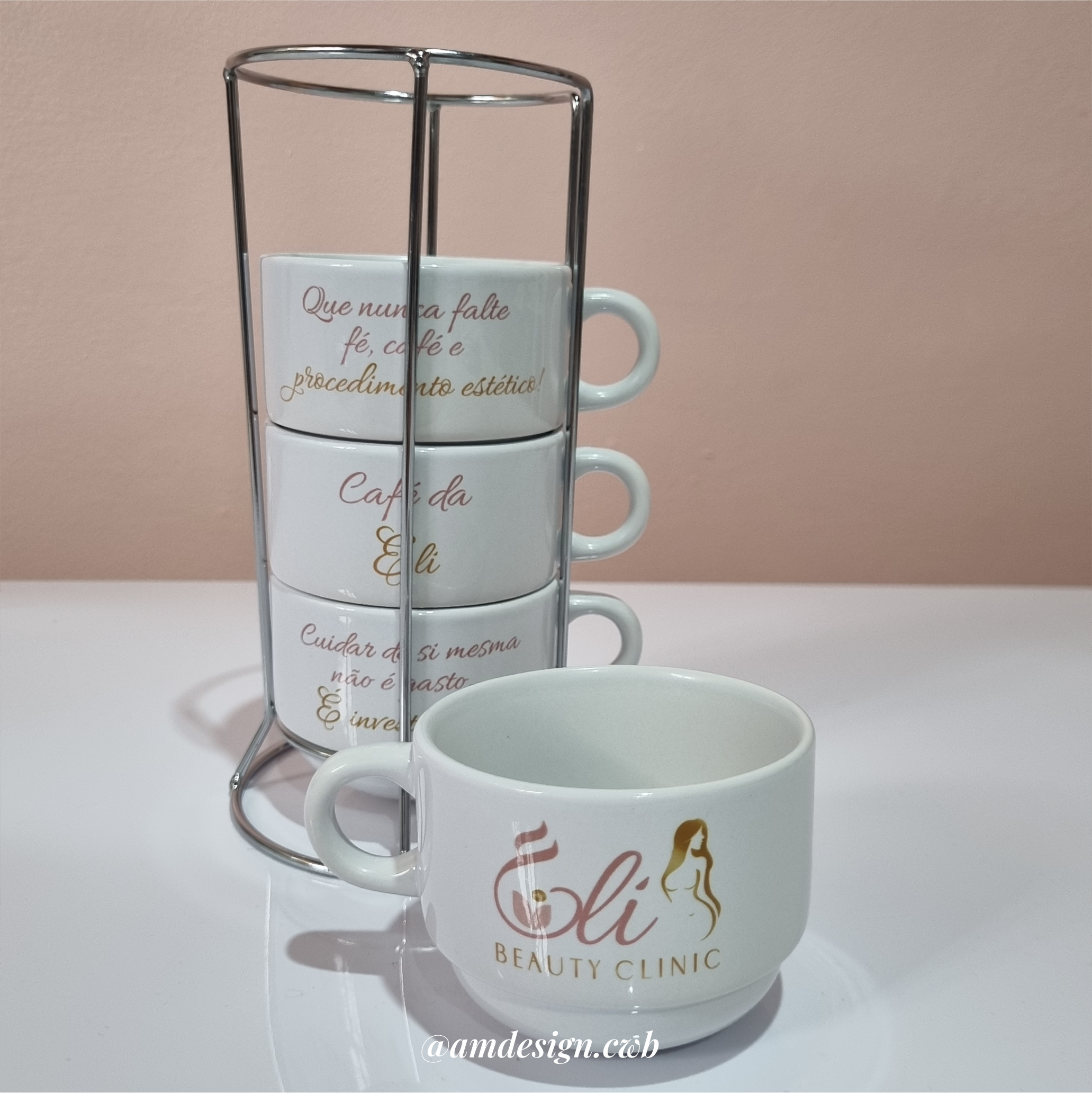 Kit torre + 4 xícaras